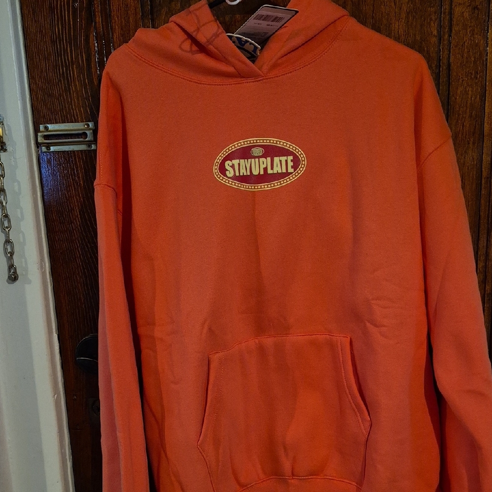 Men's Orange Hoodie